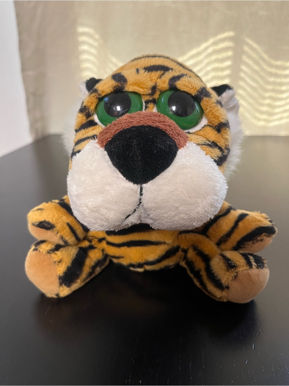 Rare Russ Berrie Tuffley Tiger Stuffed Animal Toy Big Eyes 8” Peepers
